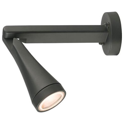 Настенный светильник Ottawa 9562-NW Nowodvorski уличный IP44 серый 1 лампа, плафон серый в стиле модерн GU10