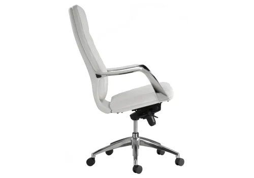 Компьютерное кресло Isida white / satin chrome 15427 Woodville, белый/экокожа, ножки/металл/хром, размеры - ****650* фото 5