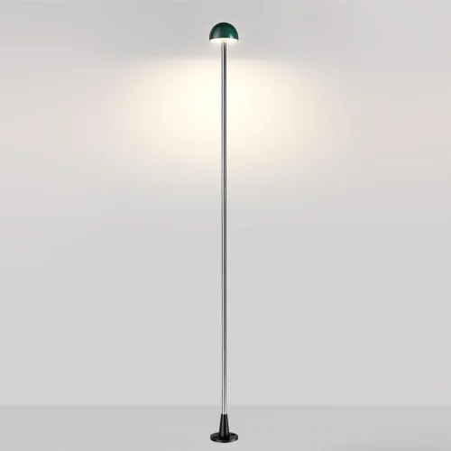 Ландшафтный светильник LED Verde 7122/4GLA Odeon Light уличный IP65 чёрный серый на 1 лампу, плафон зелёный в стиле хай-тек LED фото 5