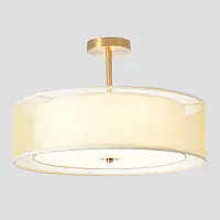 Светильник потолочный MYSTERY PL5 BRASS Crystal Lux белый бежевый на 5 ламп, основание латунь в стиле классический Светильник потолочный MYSTERY PL5 BRASS Crystal Lux белый бежевый на 5 ламп, основание латунь в стиле классический