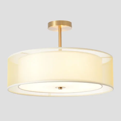Светильник потолочный MYSTERY PL5 BRASS Crystal Lux белый бежевый на 5 ламп, основание латунь в стиле классический Светильник потолочный MYSTERY PL5 BRASS Crystal Lux белый бежевый на 5 ламп, основание латунь в стиле классический