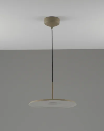 Светильник подвесной LED Keiro V11105-PL Moderli бежевый на 1 лампу, основание бежевое в стиле современный фото 4
