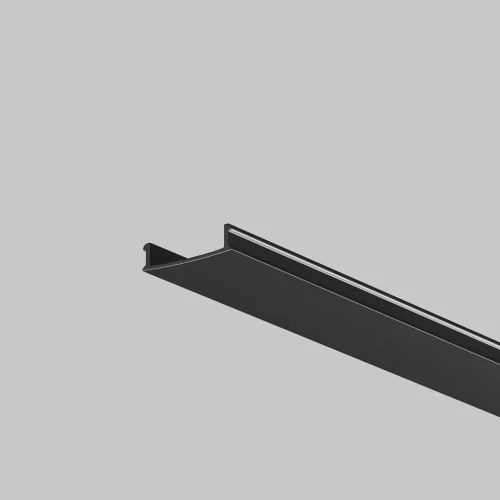 Рассеиватель для профиля 61×14 (Чёрный, 2 м), ALM-6114-B-DF-2M 642014 Maytoni цвет LED K, световой поток Lm фото 5