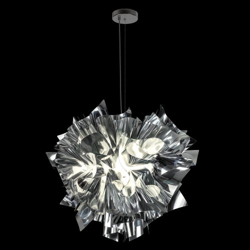 Люстра подвесная Слизия / Clizia 10593/600 Silver LOFT IT серебряная на 4 лампы, основание в стиле фото 2