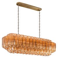 Люстра подвесная Селебрейшн / Celebration 10579/1000R Amber LOFT IT янтарная на 14 ламп, основание бронзовое в стиле современный 