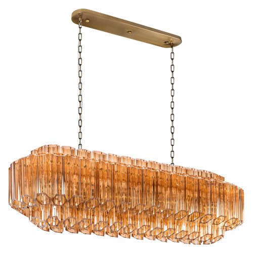 Люстра подвесная Селебрейшн / Celebration 10579/1000R Amber LOFT IT янтарная на 14 ламп, основание бронзовое в стиле современный Люстра подвесная Селебрейшн / Celebration 10579/1000R Amber LOFT IT янтарная на 14 ламп, основание бронзовое в стиле современный