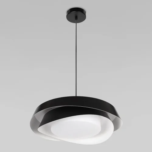 Светильник подвесной LED Petale 10256P Black LOFT IT чёрный на 1 лампу, основание чёрное в стиле современный фото 3