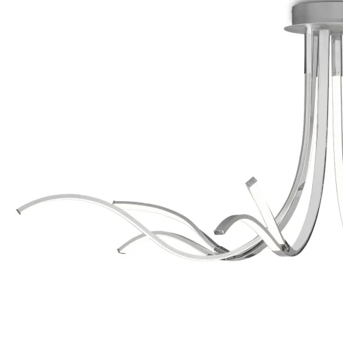 Люстра потолочная LED CORINTO 6106 Mantra хром на 1 лампа, основание хром серебряное в стиле современный  фото 2