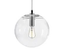 Светильник подвесной Меркурий 07563-30,21 Kink Light прозрачный 1 лампа, основание хром в стиле современный шар