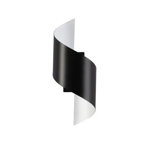 Бра LED BOCCOLO 3542/5LW Odeon Light чёрный белый на 1 лампу, основание белое чёрное в стиле хай-тек 