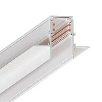 Шинопровод магнитный встраиваемый 1м Linea-Accessories A471133 Arte Lamp белый в стиле современный для светильников серии Linea-Accessories linea магнитная шинопровод встраиваемый
