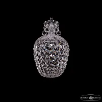 Светильник подвесной 14771/22 Ni Bohemia Ivele Crystal прозрачный 3 лампы, основание никель в стиле классический sp