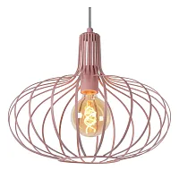 Светильник подвесной Merlina 78393/38/66 Lucide розовый 1 лампа, основание розовое в стиле современный 