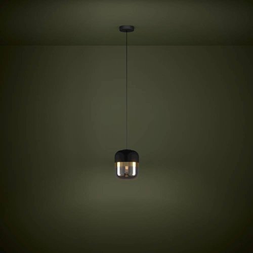 Светильник подвесной Sinsiga 39918 Eglo чёрный 1 лампа, основание чёрное в стиле современный  фото 2