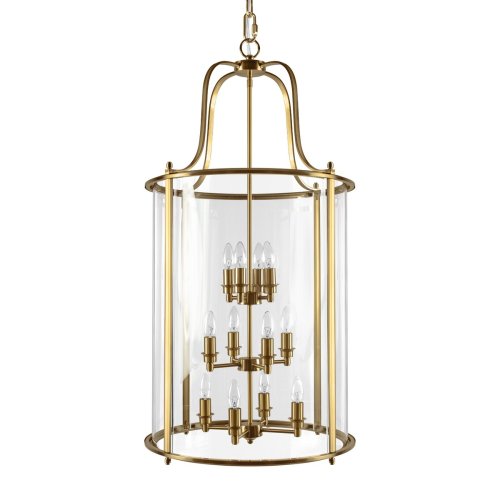 Светильник подвесной Lighthouse 10456/12 AB LOFT IT прозрачный на 12 ламп, основание бронзовое в стиле классический арт-деко фото 3 Светильник подвесной Lighthouse 10456/12 AB LOFT IT прозрачный на 12 ламп, основание бронзовое в стиле классический арт-деко фото 3