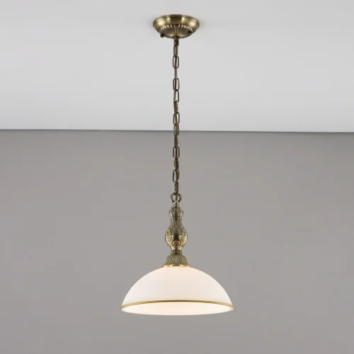 Светильник подвесной Адриана CL405213 Citilux белый 1 лампа, основание бронзовое в стиле классический  фото 3