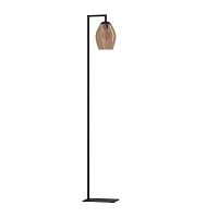 Торшер Estanys 390255 Eglo  коричневый 1 лампа, основание чёрное в стиле лофт модерн
