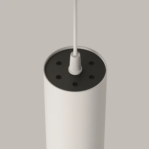Светильник подвесной Focus LED P072PL-L12W3K-1 Maytoni белый на 1 лампу, основание белое в стиле современный хай-тек трубочки фото 17