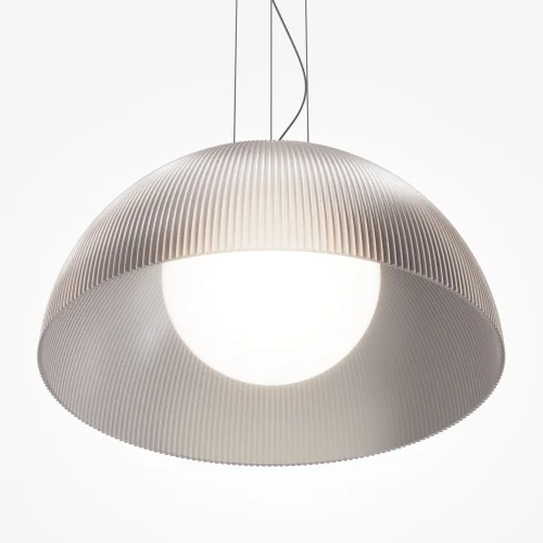 Светильник подвесной LED MOD472PL-L33B3K Batten Maytoni серый на 1 лампу, основание чёрное в стиле современный хай-тек фото 5