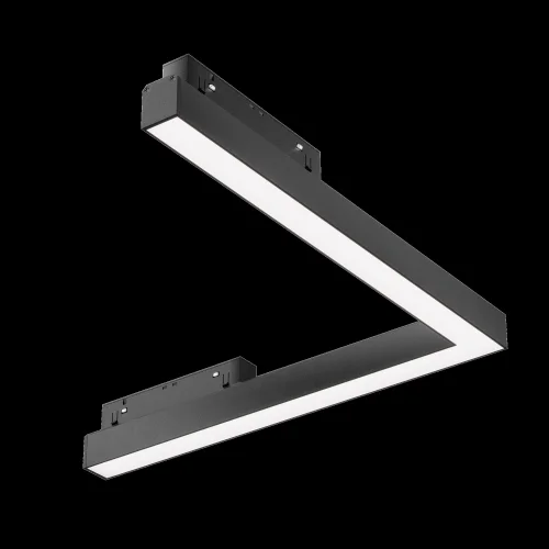 Трековый светильник LED Magnetic track system TR042-4-24W3K-WW-DS Maytoni чёрный для шинопроводов серии Magnetic track system Exility чёрный фото 3
