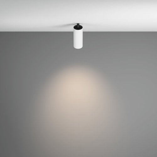 Светильник точечный Focus Led C053CL-L12W4K-W-W Maytoni белый 1 лампа, основание белое в стиле хай-тек современный  фото 4