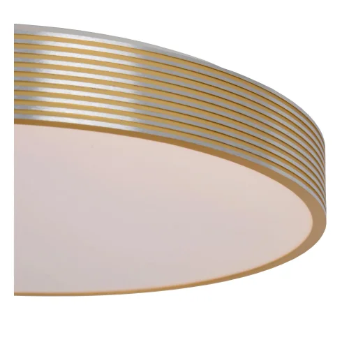 Светильник потолочный LED Malin 79184/24/02 Lucide белый 1 лампа, основание латунь матовое золото в стиле современный  фото 6