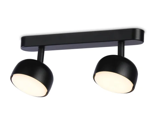 Спот с 2 лампами TN71012 Ambrella light чёрный GX53 в стиле современный хай-тек 