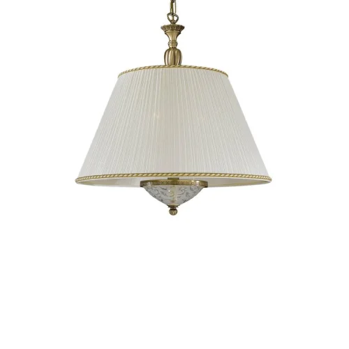 Люстра подвесная  L 6402/50 Reccagni Angelo белая на 3 лампы, основание античное бронза в стиле классический  фото 2