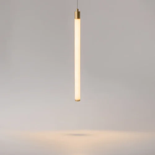 Светильник подвесной LED Ray P022PL-L10MG3K Maytoni белый на 1 лампу, основание золотое в стиле современный трубочки фото 3 Светильник подвесной LED Ray P022PL-L10MG3K Maytoni белый на 1 лампу, основание золотое в стиле современный трубочки фото 3