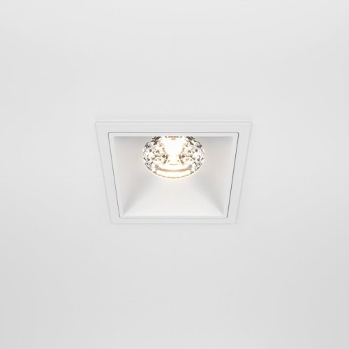 Светильник точечный Alfa LED DL043-01-15W3K-SQ-W Maytoni белый 1 лампа, основание белое в стиле современный  фото 5