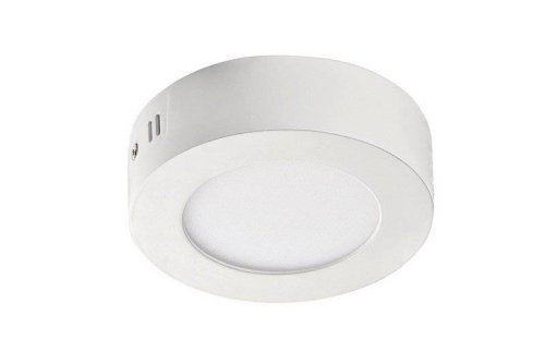 Светильник накладной LED Flashled 1347-6C Favourite белый 1 лампа, основание белое в стиле современный круглый