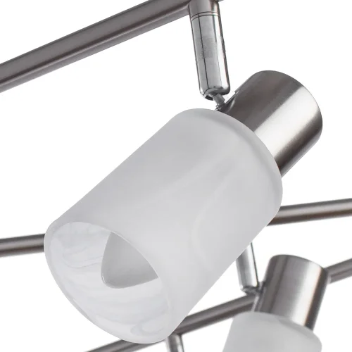Люстра потолочная Cavalletta A4510PL-6SS Arte Lamp белая на 6 ламп, основание матовое серебро в стиле современный  фото 3