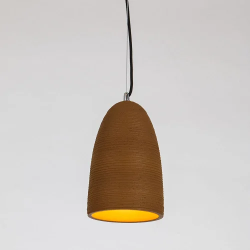 Светильник подвесной Cento A7081SP-1BJ Arte Lamp бежевый коричневый на 1 лампу, основание чёрное в стиле лофт кантри фото 2