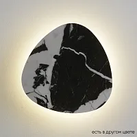 Бра LED BILBAO AP10W LED D300 BLACK Crystal Lux чёрный на 1 лампу, основание чёрное в стиле современный отражённый свет