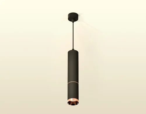 Светильник подвесной Techno spot XP6323030 Ambrella light чёрный 1 лампа, основание чёрное в стиле хай-тек современный трубочки фото 3