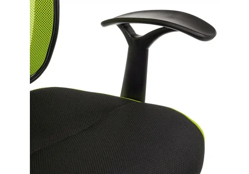 Компьютерное кресло Lody 1 светло-зеленое / черное 11634 Woodville, чёрный зелёный/ткань, ножки/металл/хром, размеры - *1230***600*680 фото 8