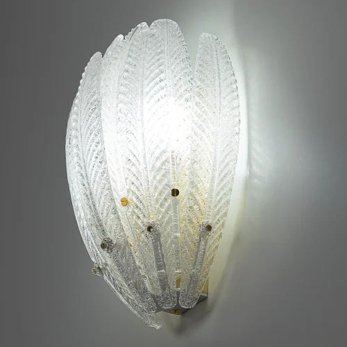 Бра Deltoro CL327320 Citilux прозрачный на 2 лампы, основание золотое в стиле современный флористика арт-деко фото 3 Бра Deltoro CL327320 Citilux прозрачный на 2 лампы, основание золотое в стиле современный флористика арт-деко фото 3