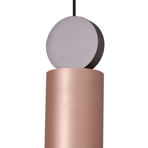 Светильник подвесной Otium 2214-1P Favourite коричневый медь 1 лампа, основание медь в стиле современный  фото 4