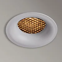 Светильник точечный Ducre A8095PL-1WH Arte Lamp белый на 1 лампу, основание белое в стиле современный круглый