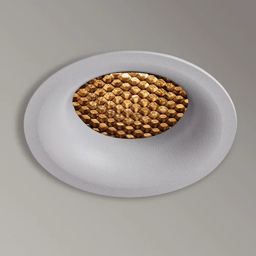 Светильник точечный Ducre A8095PL-1WH Arte Lamp белый на 1 лампу, основание белое в стиле современный круглый