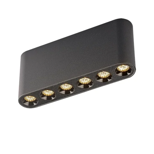 Светильник накладной LED Small 7092/15CL Odeon Light чёрный на 1 лампу, основание чёрное в стиле минимализм хай-тек фото 3