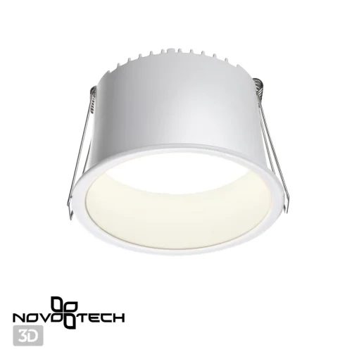 Светильник точечный LED Tran 359236 Novotech белый 1 лампа, основание белое в стиле современный хай-тек  фото 5