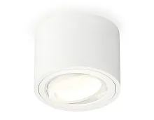 Светильник накладной Techno spot XS7510001 Ambrella light белый на 1 лампу, основание белое в стиле хай-тек современный круглый