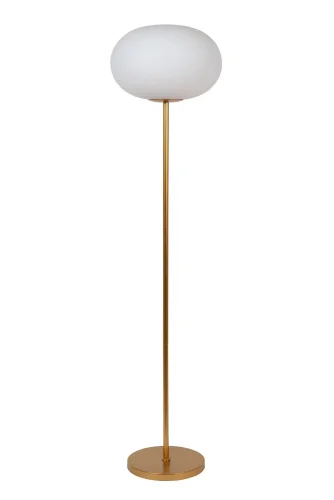 Торшер Elysee 21730/01/61 Lucide  белый 1 лампа, основание матовое золото латунь в стиле классический
 фото 2