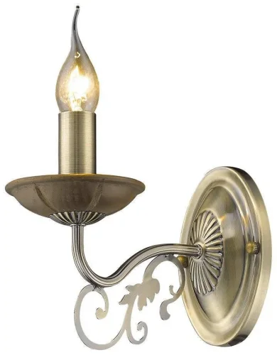 Бра 307-501-01 Velante без плафона на 1 лампа, основание бронзовое коричневое в стиле классический 