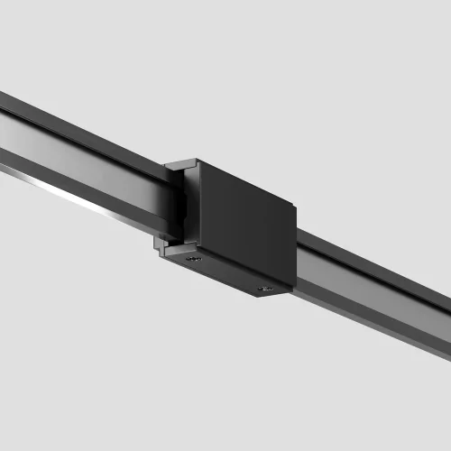 Прямой коннектор питания Magnetic track system Flexity TRA200IPC-11B Maytoni чёрный в стиле для светильников серии Magnetic track system Flexity flexity гибкая фото 5