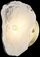 Бра LED Nicola WE159.01.301 Wertmark белый 1 лампа, основание золотое в стиле современный 