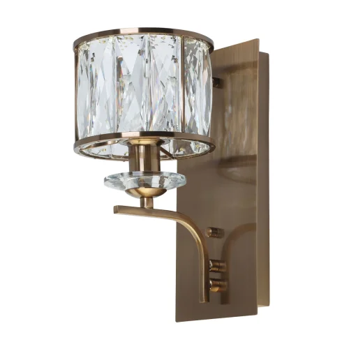 Бра Джанетта 435021601 Chiaro прозрачный на 1 лампа, основание бронзовое в стиле классический 