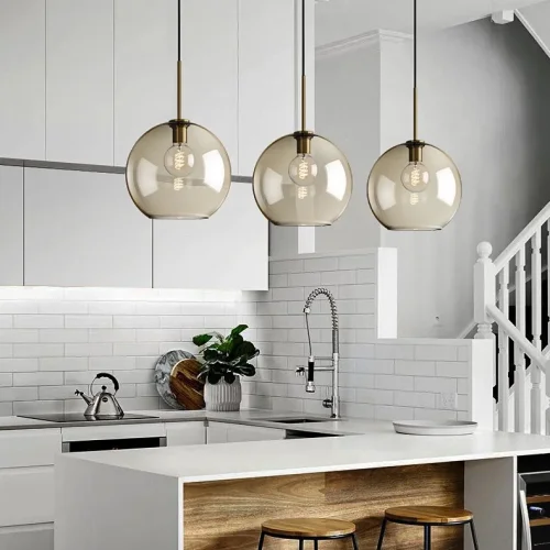 Светильник подвесной VILMO TRIO F 213948-26 ImperiumLoft янтарный на 3 лампы, основание латунь в стиле современный лофт фото 7 Светильник подвесной VILMO TRIO F 213948-26 ImperiumLoft янтарный на 3 лампы, основание латунь в стиле современный лофт фото 7