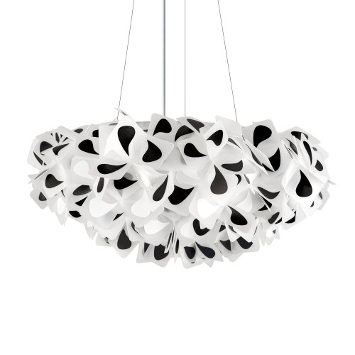 Люстра подвесная Слизия / Clizia 10595/780 Black LOFT IT белая чёрная на 5 ламп, основание в стиле фото 3 Люстра подвесная Слизия / Clizia 10595/780 Black LOFT IT белая чёрная на 5 ламп, основание в стиле фото 3